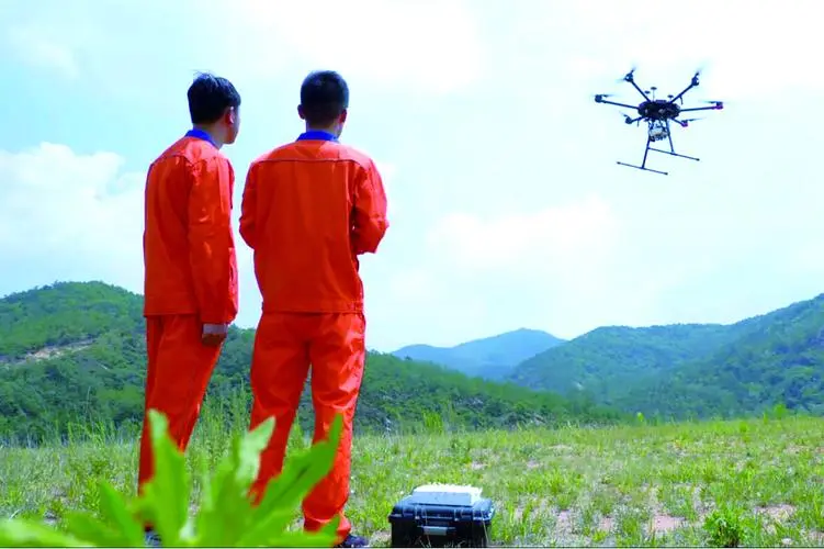 华池无人机倾斜摄影巡检拍摄